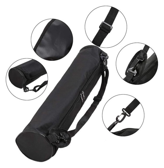 Чехол для коврика на молнии EasyFit 70 см черный