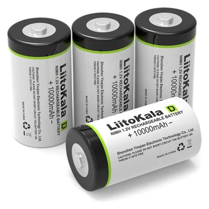 Акумулятор LiitoKala D на 10000мАг 1.2V