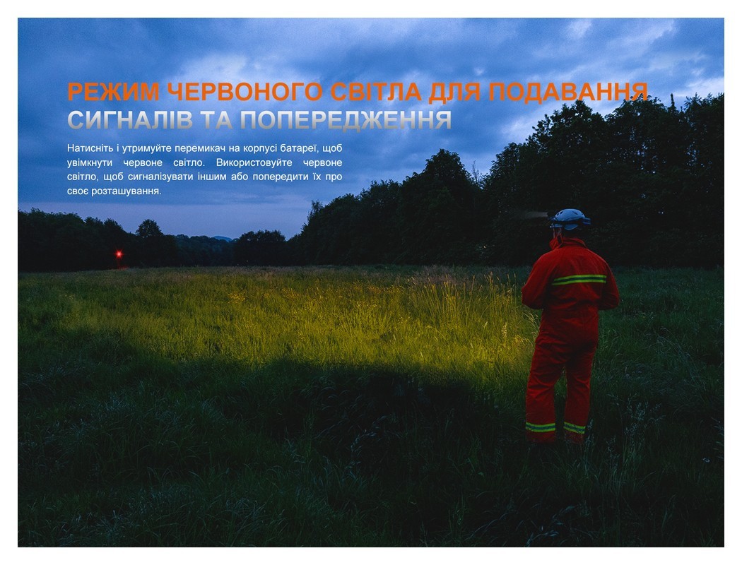 Ліхтар налобний Fenix HP35R, укр, укр