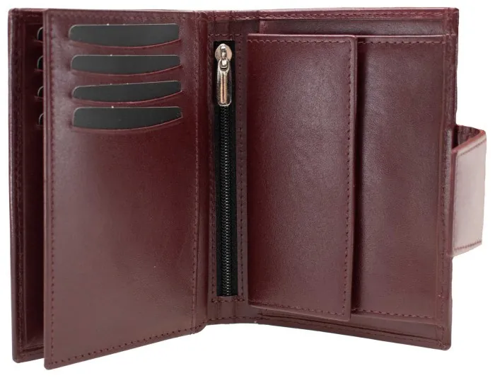 Кошелек женский кожаный Semi Line RFID Dark Red (P8261-2)