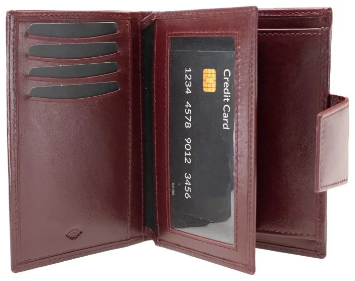 Кошелек женский кожаный Semi Line RFID Dark Red (P8261-2)