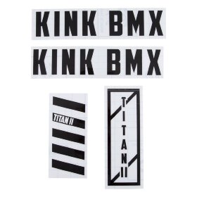 Набір наклейок на раму KINK BMX Titan II Decal Kit сірі