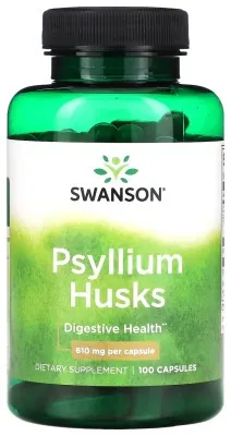 Psyllium Husks 610mg - 100 caps