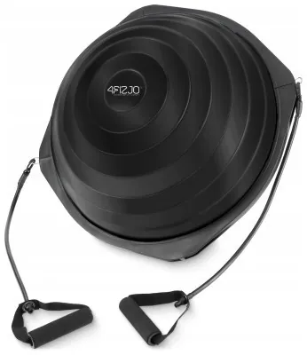 Балансировочная платформа 4FIZJO Bosu Ball 60 см Black (P-5905973402446)