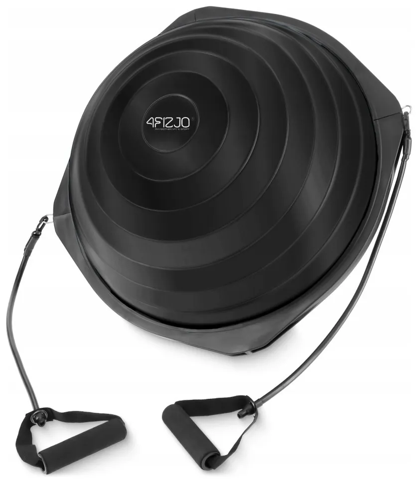 Балансувальна платформа 4FIZJO Bosu Ball 60 см Black (P-5905973402446) (LFP-5905973402446)