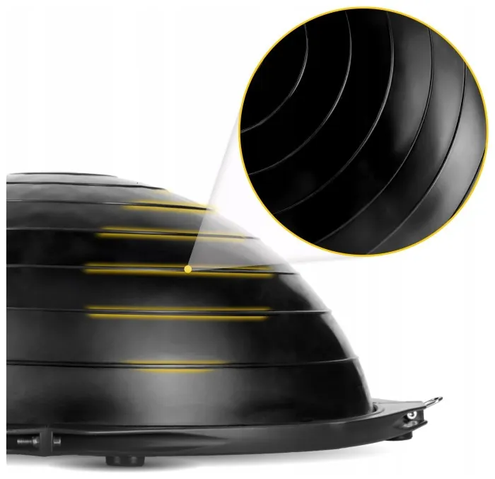 Балансировочная платформа 4FIZJO Bosu Ball 60 см Black (P-5905973402446)