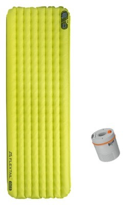 Килимок самонадувний Flextail Tiny Slleeping Pad, R03 AVS, розмір L (196 х 65 х 7 см), зелений