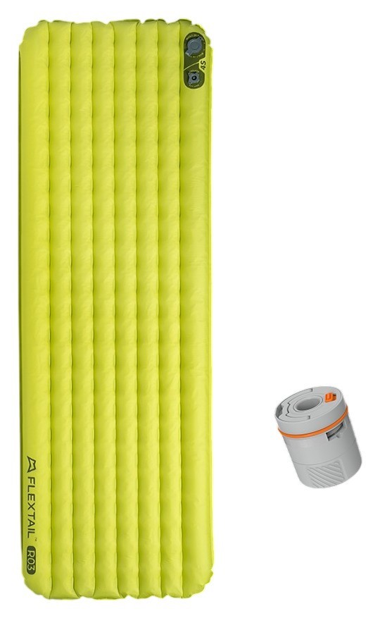 Килимок самонадувний Flextail Tiny Slleeping Pad, R03 AVS, розмір L (196 х 65 х 7 см), зелений, укр, укр