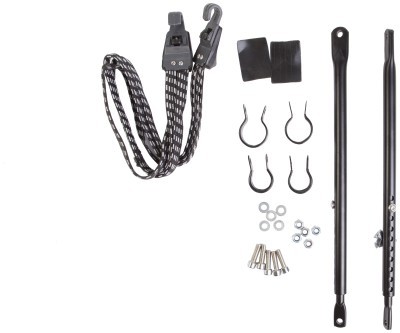 Багажник CT-686 с откидными бортами алюм. креп. на подсид.штырь и верх. перья