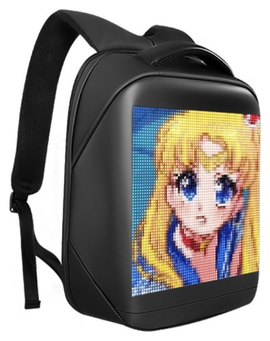 Рюкзак Sobi Pixel Dynamic SB9705 із LED екраном, укр, укр