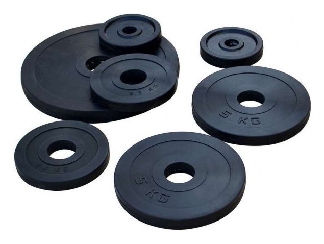 Диск RN-Sport сталевий гумовий 20 кг - 51 мм