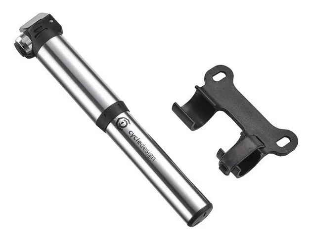 Насоси для велосипедів Cycledesign TELES ALU Silver/black (PP0046) (black, silver)