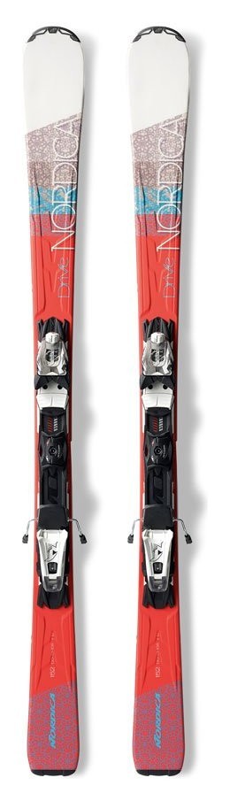 Лижі гірські комплект Nordica DRIVE 78 CA EVO+N 144см Coral/white (0A5150Q3+0C4040 003), укр, укр