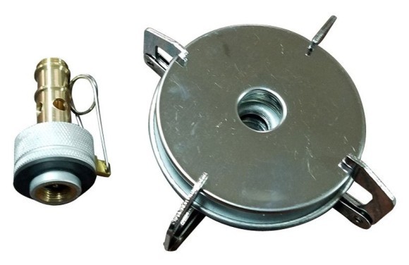 Пальник туристичний Saxifraga HEATER Silver (SCS18U1L), укр