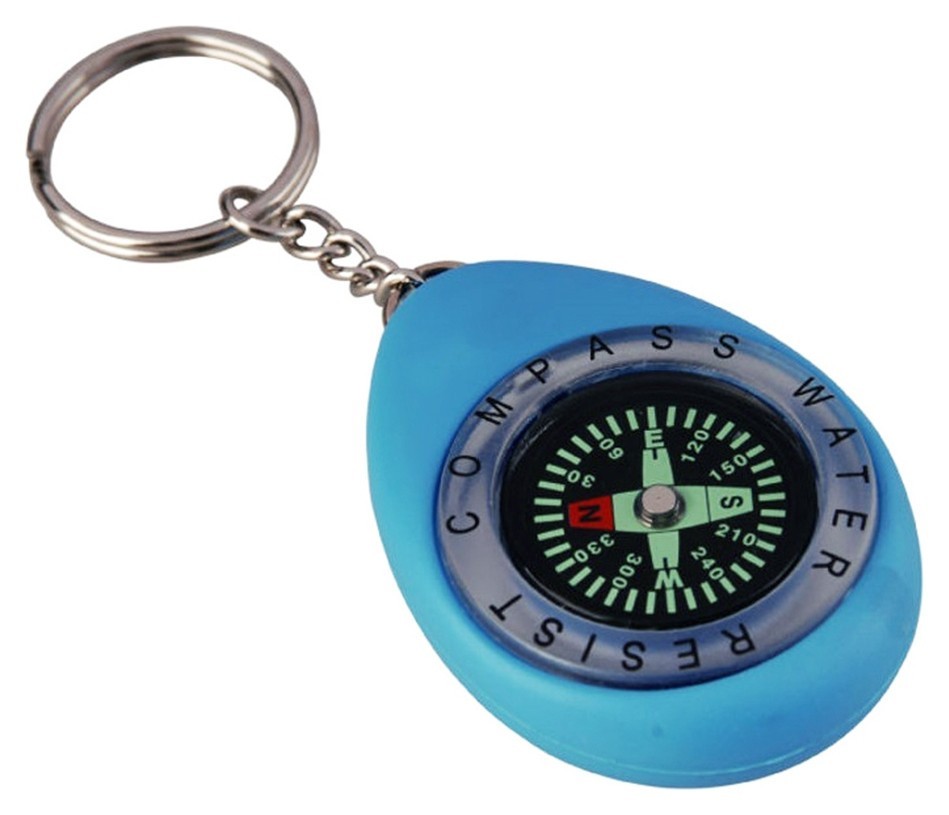 Munkees 3153 брелок-компас Keychain Compass синий