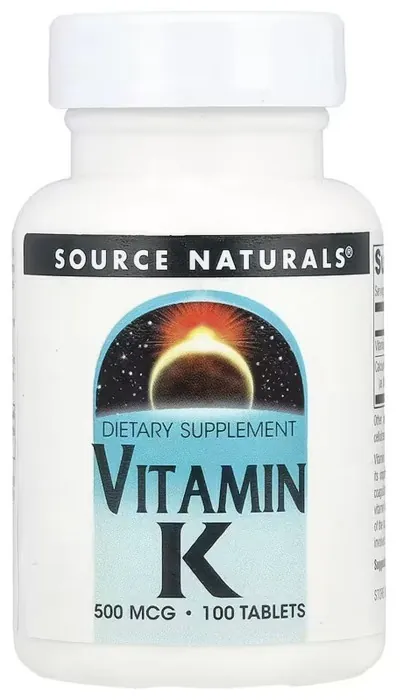 Vitamin K 500 mcg - 100 tabs