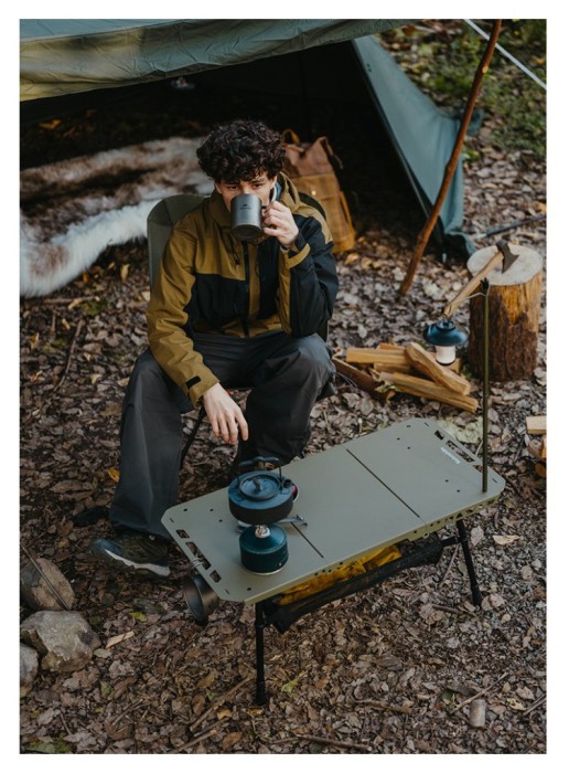 Складаний стіл Naturehike CNK2450JJ025, 80х40 см, алюміній, оливковий