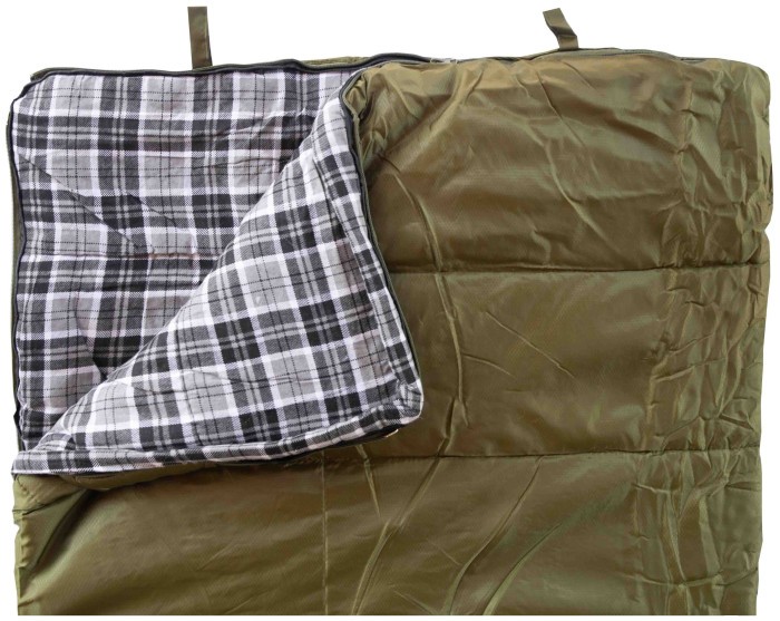Спальний мішок Tramp Kingwood Regular правий одеяло dark-olive/grey 220/80 UTRS-053R