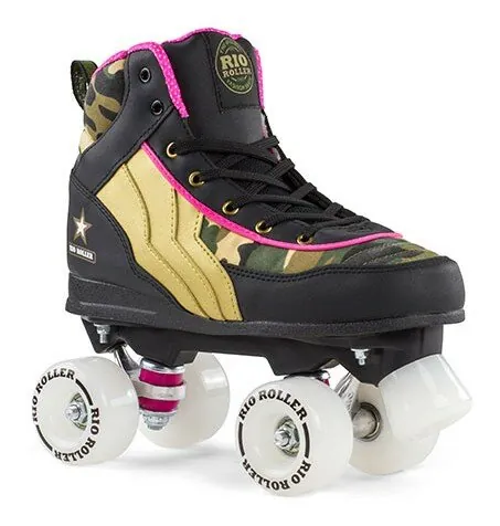 Роликові ковзани Rio Roller Camo 37 Black (40,5 Камуфляж)
