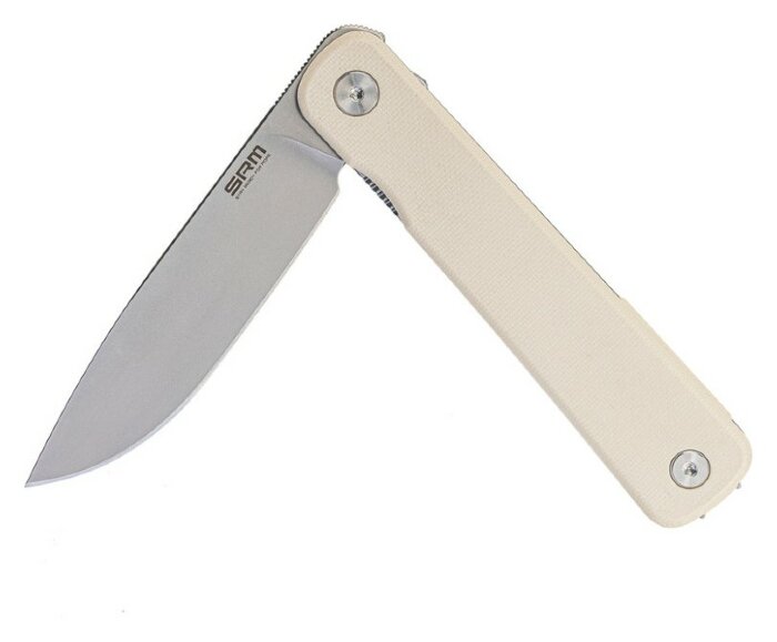 Ніж складаний SRM Palfrey 135L-GT, білий, укр, укр