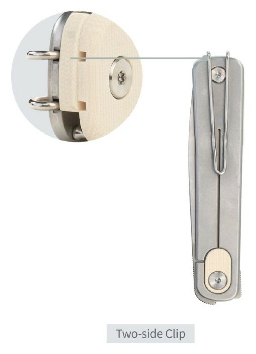 Ніж складаний SRM Palfrey 135L-GT, білий, укр, укр