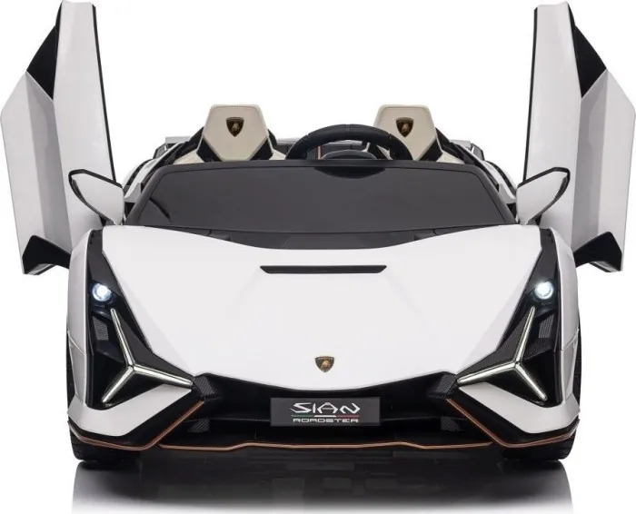 Дитяча акумуляторна машинка Lamborghini SIAN Біла