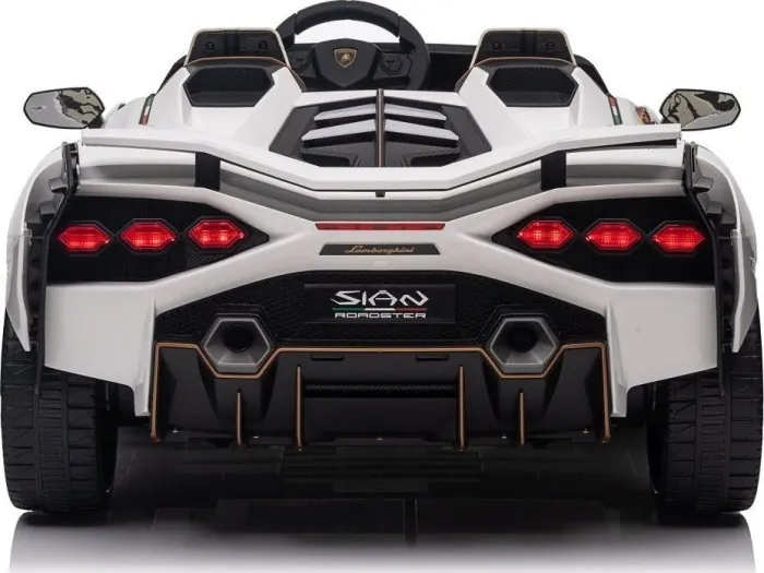 Дитяча акумуляторна машинка Lamborghini SIAN Біла