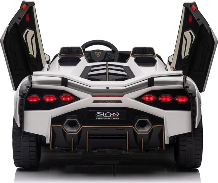Дитяча акумуляторна машинка Lamborghini SIAN Біла