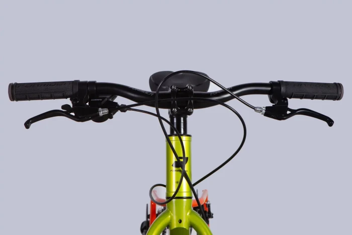 Велосипед AL 24" Formula F-1 DD CS рама-11" зелено-оранжевый 2026