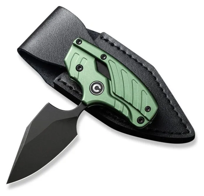 Нож фиксированный тактический Civivi Typhoeus, (5.8 см) 14C28N / Aluminum зеленый