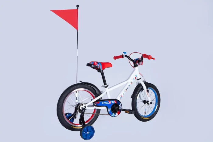 Велосипед ST 16" Formula RACE BH рама-8,5" білий з червоним та синім 2025
