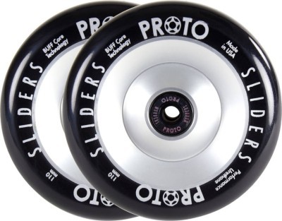 Колеса для трюкового самоката Proto Full Core Slider Pro Scooter Wheels 2-Pack 110mm - Silver