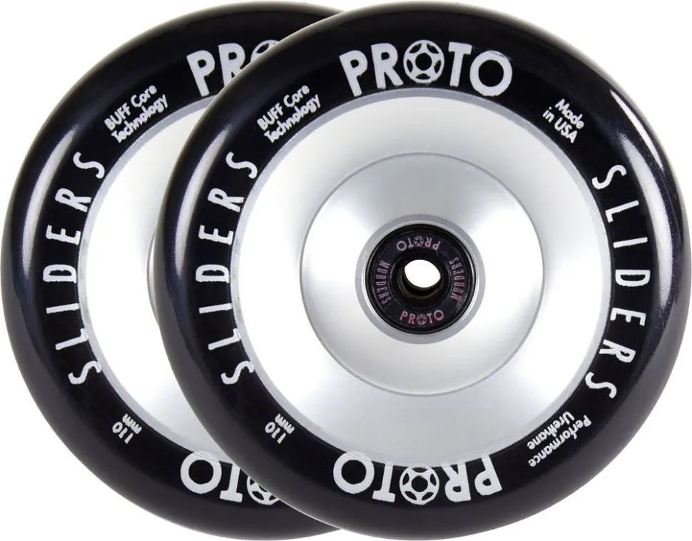 Колеса для трюкового самокату Proto Full Core Slider Pro Scooter Wheels 2-Pack 110mm - Silver (FRD.046867)