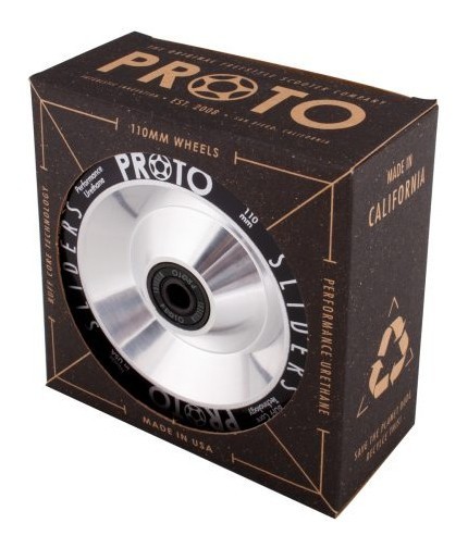 Колеса для трюкового самоката Proto Full Core Slider Pro Scooter Wheels 2-Pack 110mm - Silver