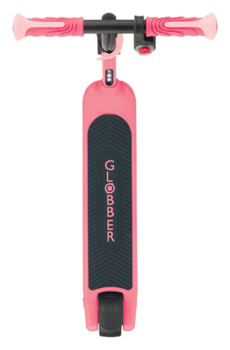 Електросамокат GLOBBER серії E-MOTION 6 рожевий, з підсвіткою, 50кг, 6+, 2 колеса, укр, укр