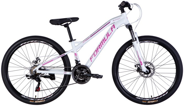 Велосипед AL 26" Formula BLACKWOOD DD FR рама-13" біло-рожевий 2025, укр, укр
