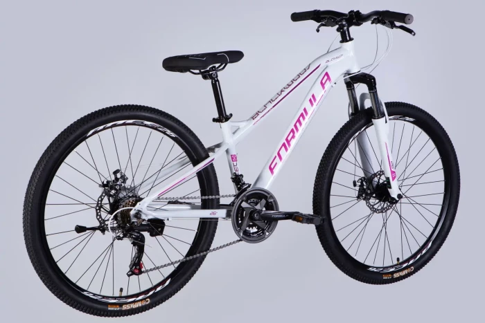 Велосипед AL 26" Formula BLACKWOOD DD FR рама-13" біло-рожевий 2025
