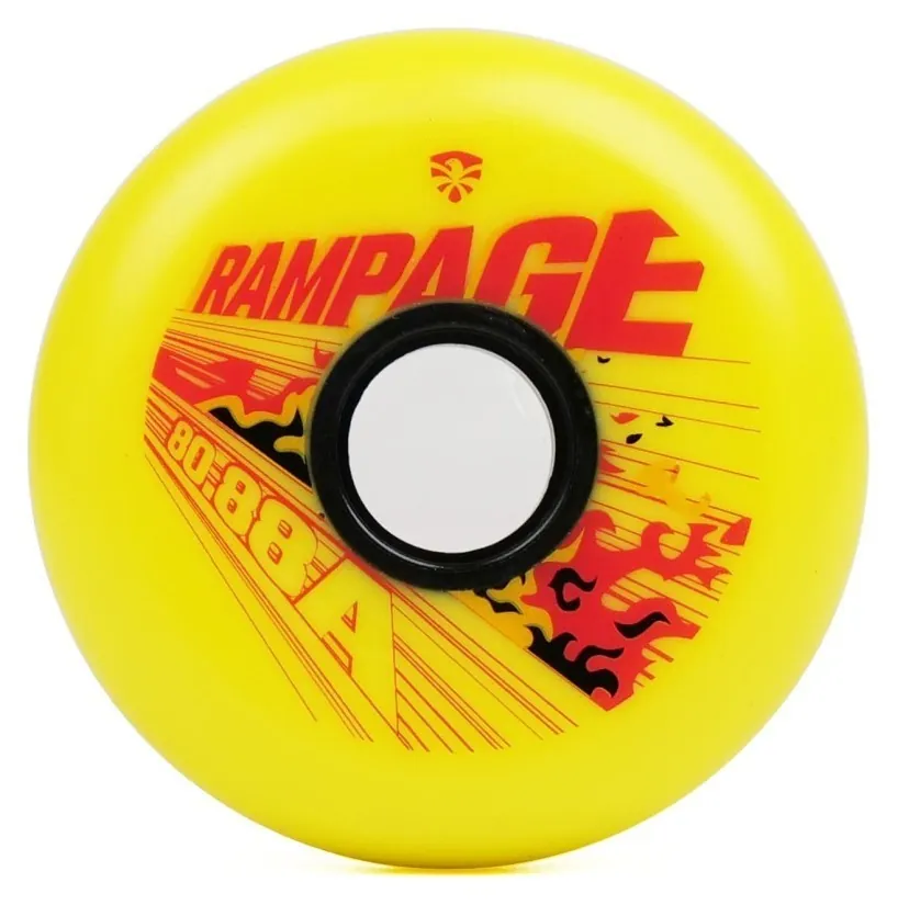 Колеса для роликів Flying Eagle Rampage 88A 4 шт жовті (80 мм)