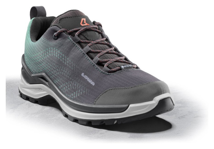 Кроссовки женские трекинговые Lowa ZIRROX GTX LO WS 6018 40 (6.5US) Steel blue/mandarin (320516)