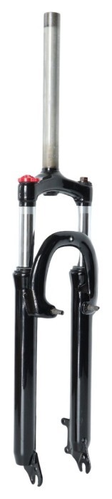 Вилка 29" Амортизационная с локаутом disc/v-br ST 1-1/8 безрезная шток-260мм travel-100мм под эксцентрик черный FSD LJ-641 (стальная корона и ноги)