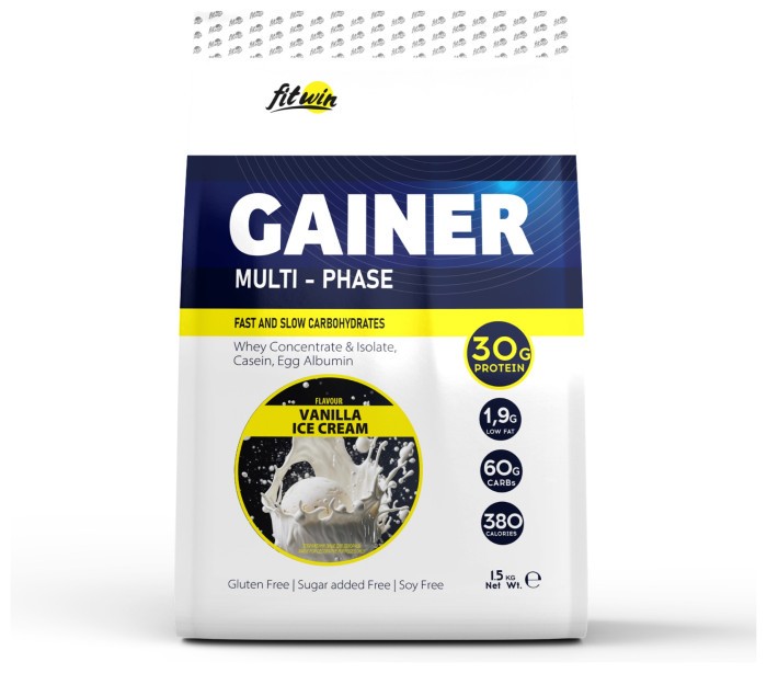 Gainer - 1500g Vanilla Ice Cream, укр, укр