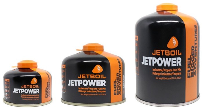 Резьбовый газовый баллон Jetboil Jetpower Fuel Blue, 230 г