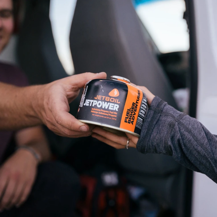 Резьбовый газовый баллон Jetboil Jetpower Fuel Blue, 230 г