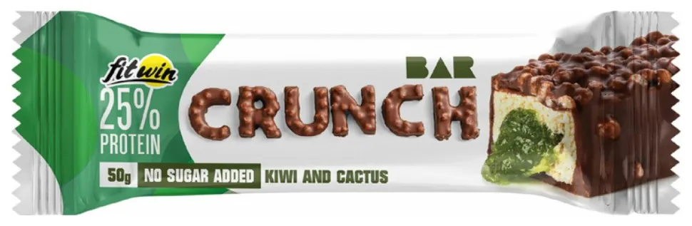 Crunch Bar - 12x50g Kiwi and Cactus