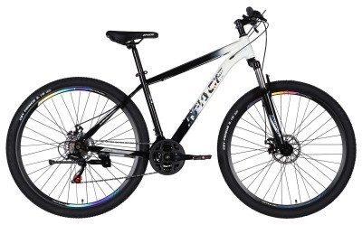 Велосипед ST 27.5" SPACE MARS DD FR рама-17" черный с белым 2026