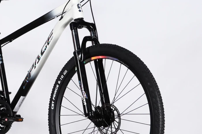 Велосипед ST 27.5" SPACE MARS DD FR рама-17" чорний з білим 2026