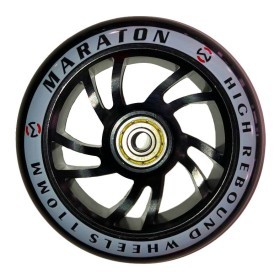 Колесо Maraton 110 мм, алюминиевое, черное
