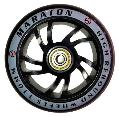 Колесо Maraton 110 мм, алюмінієве, чорне