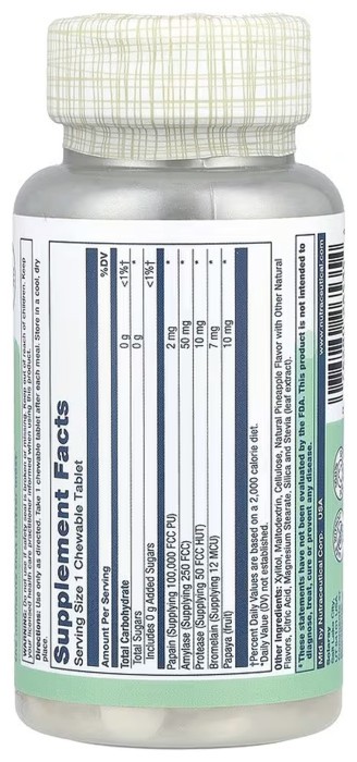 Papaya Enzyme - 90 chewables