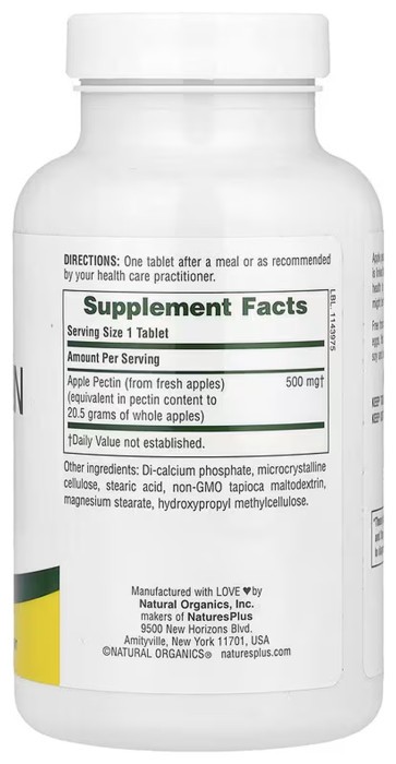 Apple Pectin 500 mg - 180 tabs